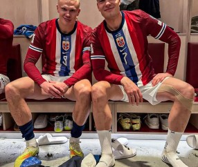 B体育官方入口-你也有小鸟依人的时候？哈兰德与瑟洛特的合照引发关注